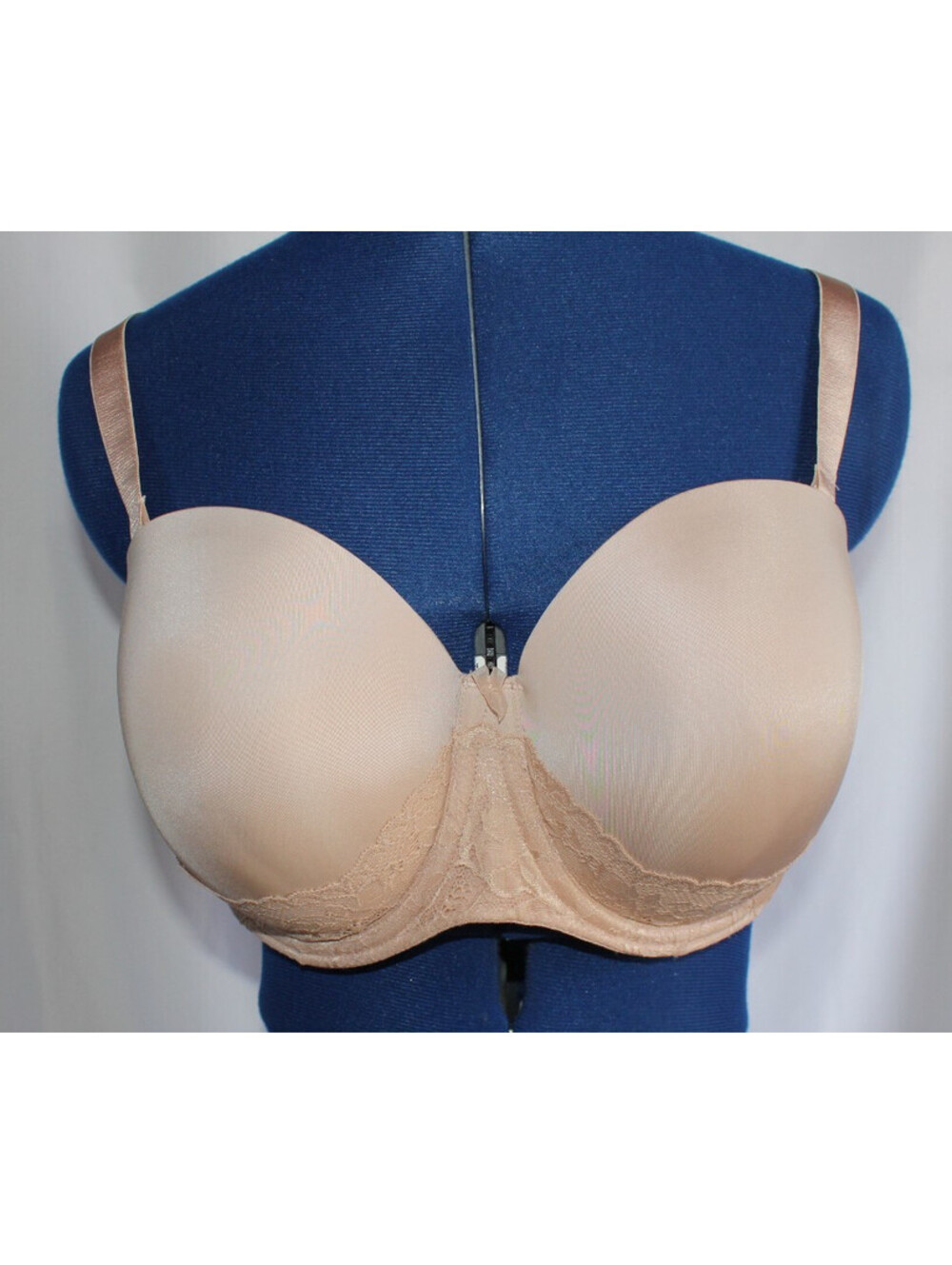 Torrid Curve Beige Lace Push-Up Strapless Convertible Bra - Size 42DD